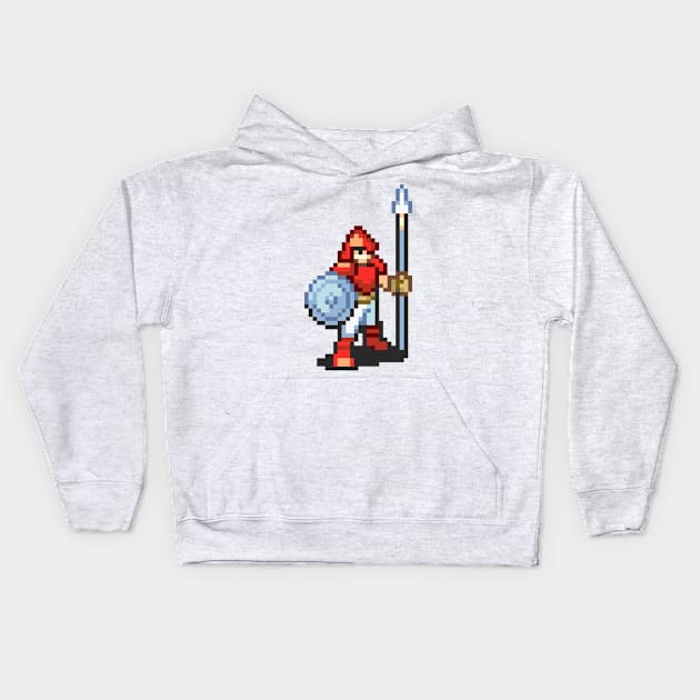 Soldier Fighting Sprite Kids Hoodie by SpriteGuy95